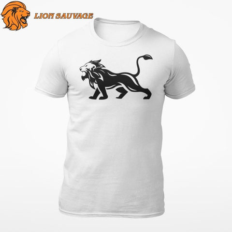 Tee Shirt Logo Lion Noir