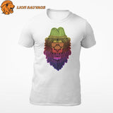 Tee Shirt Tete de Lion Multicolore