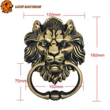 dimensions Heurtoir de Porte Tete de Lion Antique