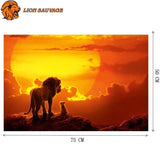 dimensions du Puzzle Lion Mufasa 1000 Pieces