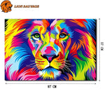 dimensions du Puzzle Lion Multicolore 1500 pieces