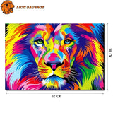 dimensions du Puzzle Lion Multicolore 500 pieces